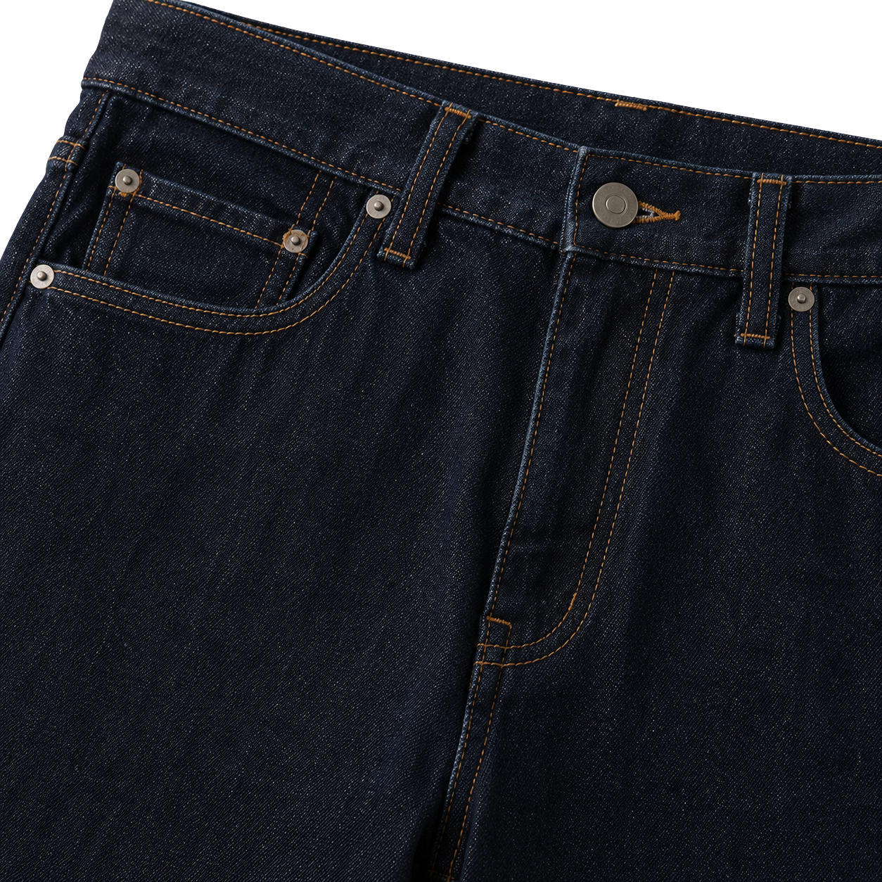 Premium Straight Fit Denim Jeans – Dark Indigo | Hensky Thurs