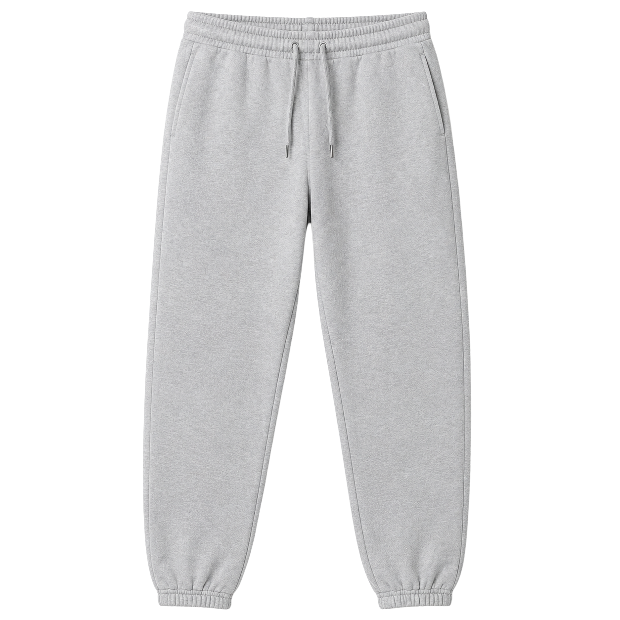Premium Cotton Fleece Joggers – Light Grey | Hensky Thurs