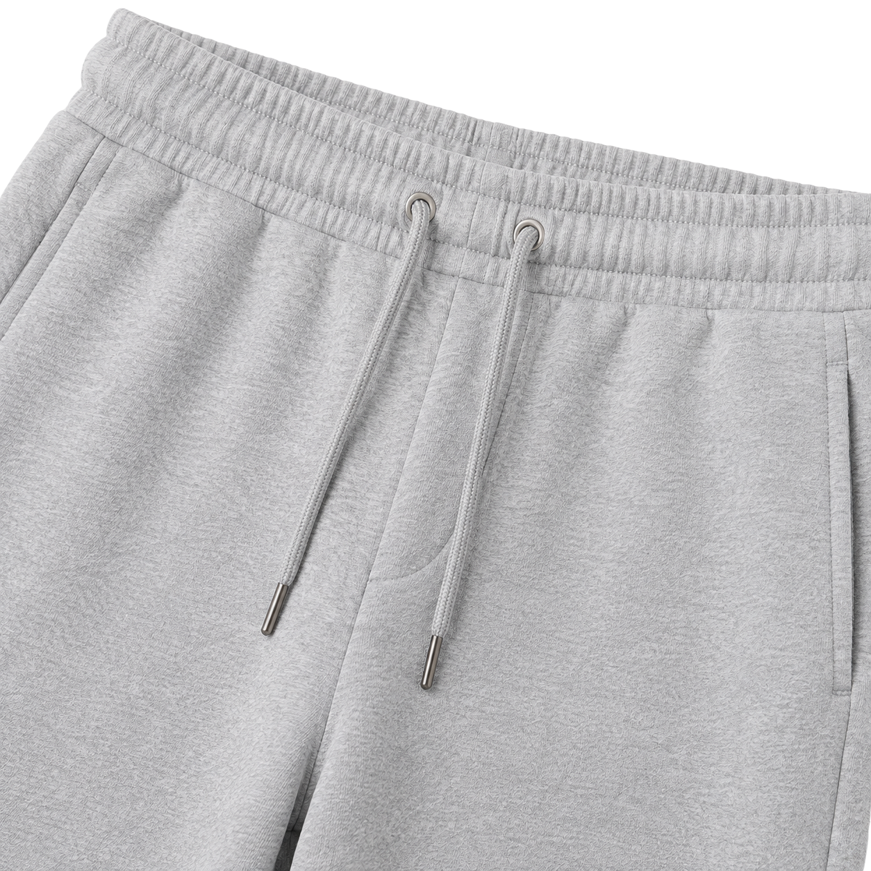 Premium Cotton Fleece Joggers – Light Grey | Hensky Thurs