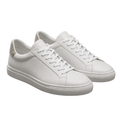 Premium Leather Low-Top Sneakers – White | Hensky Thurs