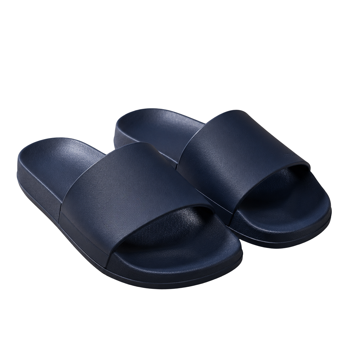 Premium Contoured Slide Sandals – Navy Blue | Hensky Thurs