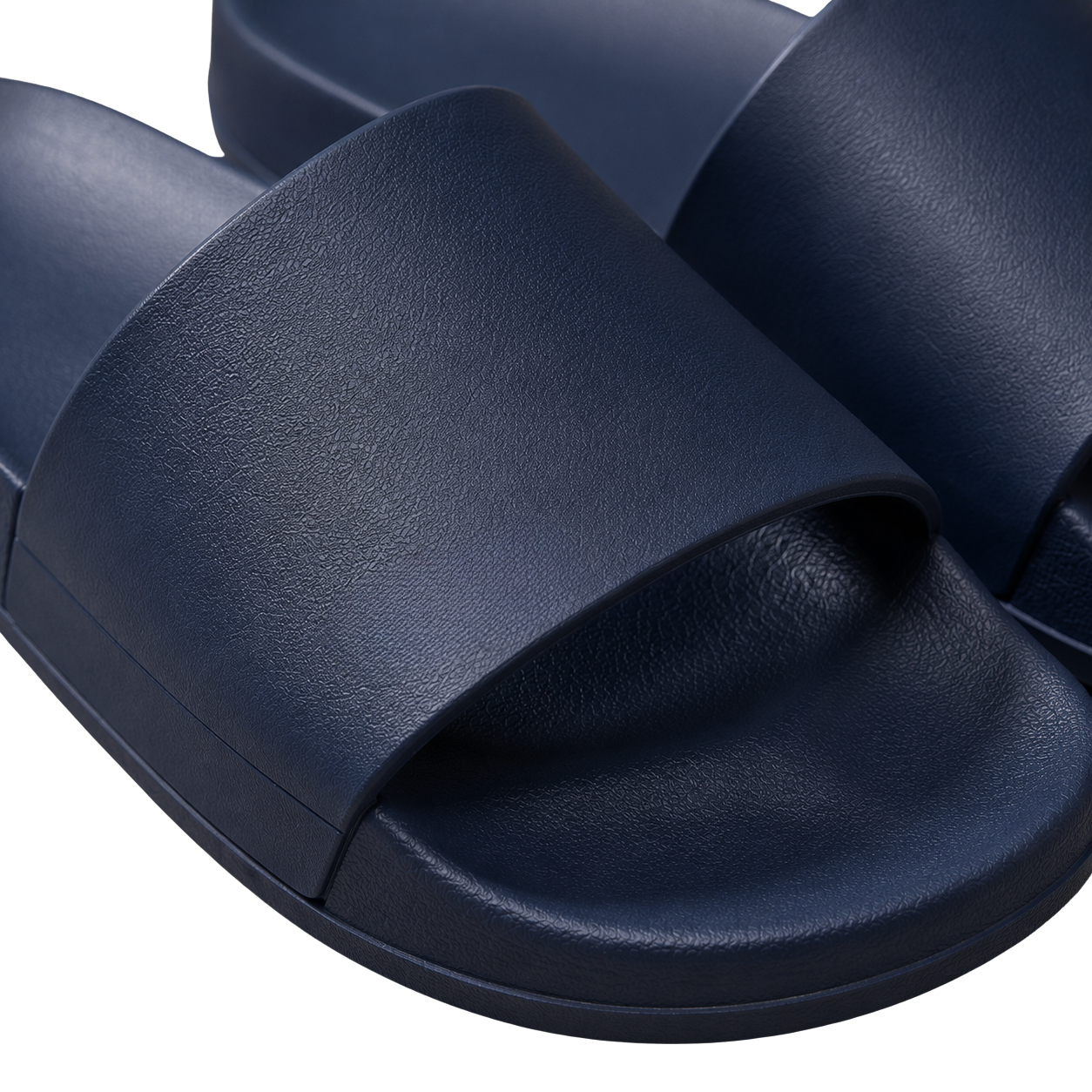 Premium Contoured Slide Sandals – Navy Blue | Hensky Thurs