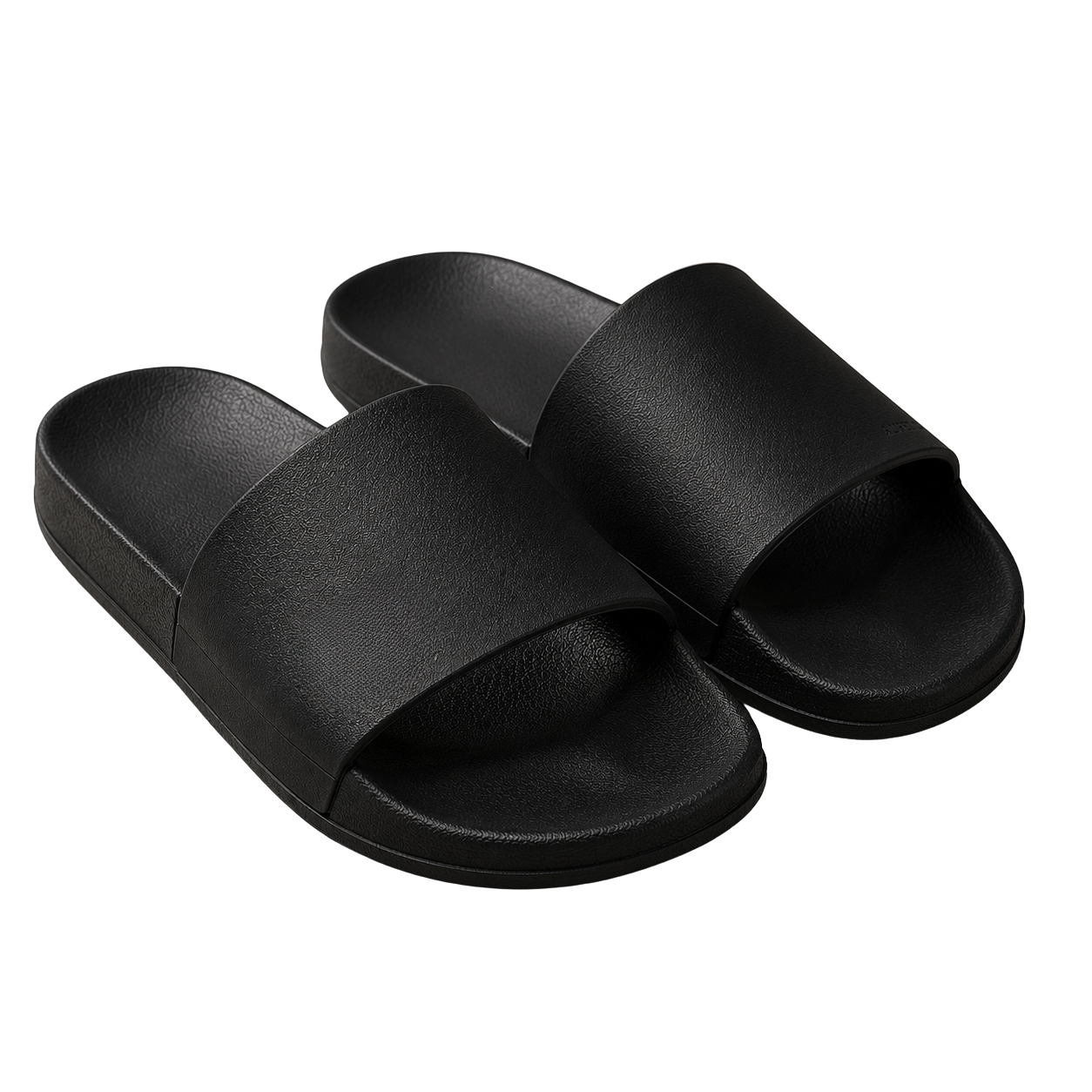 Premium Contoured Slide Sandals – Black | Hensky Thurs