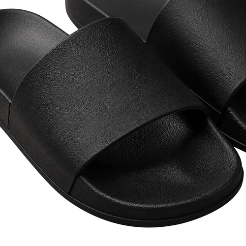 Premium Contoured Slide Sandals – Black | Hensky Thurs