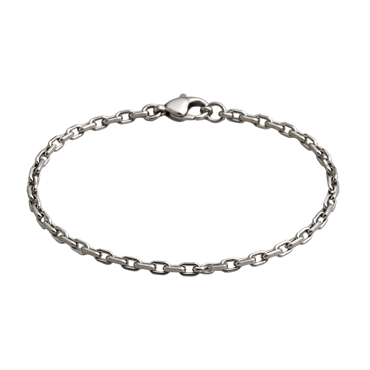 Slim Stainless Steel Chain Bracelet – Silver | Hensky Thurs