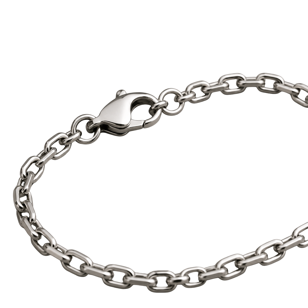 Slim Stainless Steel Chain Bracelet – Silver | Hensky Thurs