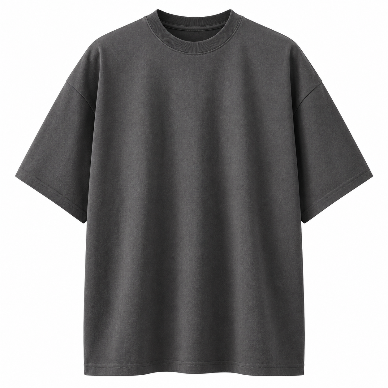 Premium Heavyweight Cotton Oversized T-Shirt – Charcoal | Hensky Thurs