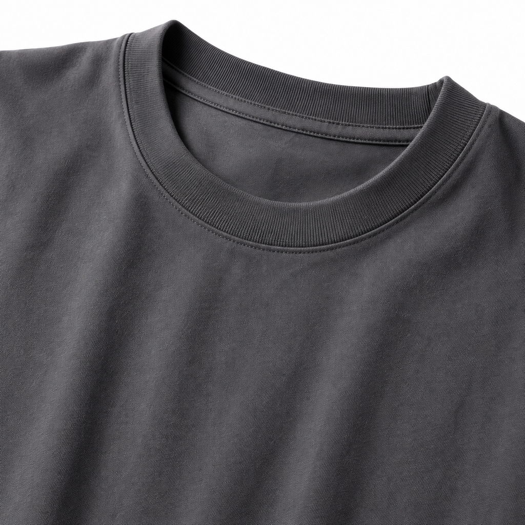 Premium Heavyweight Cotton Oversized T-Shirt – Charcoal | Hensky Thurs
