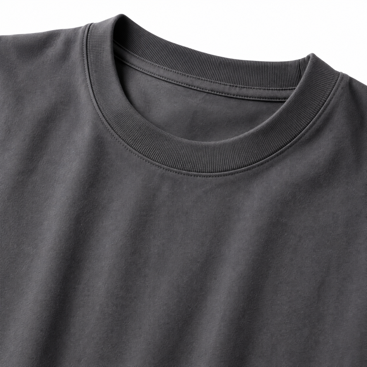 Premium Heavyweight Cotton Oversized T-Shirt – Charcoal | Hensky Thurs