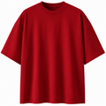 Premium Heavyweight Cotton Oversized T-Shirt – Red | Hensky Thurs