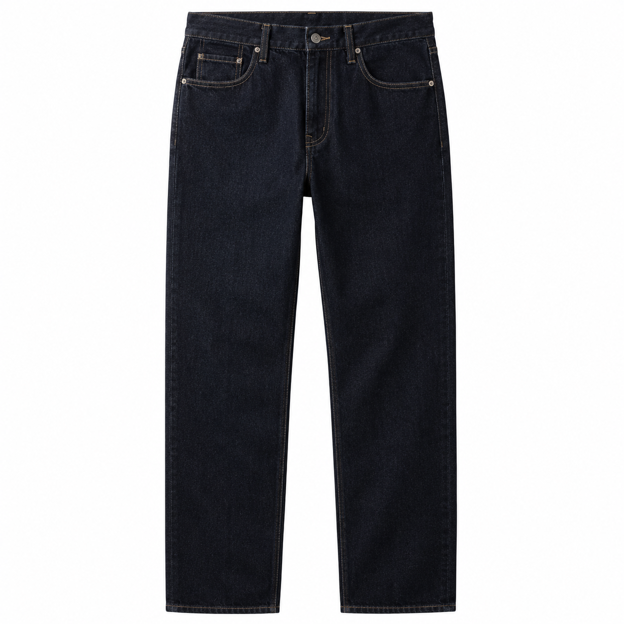 Premium Straight Fit Denim Jeans – Dark Indigo | Hensky Thurs